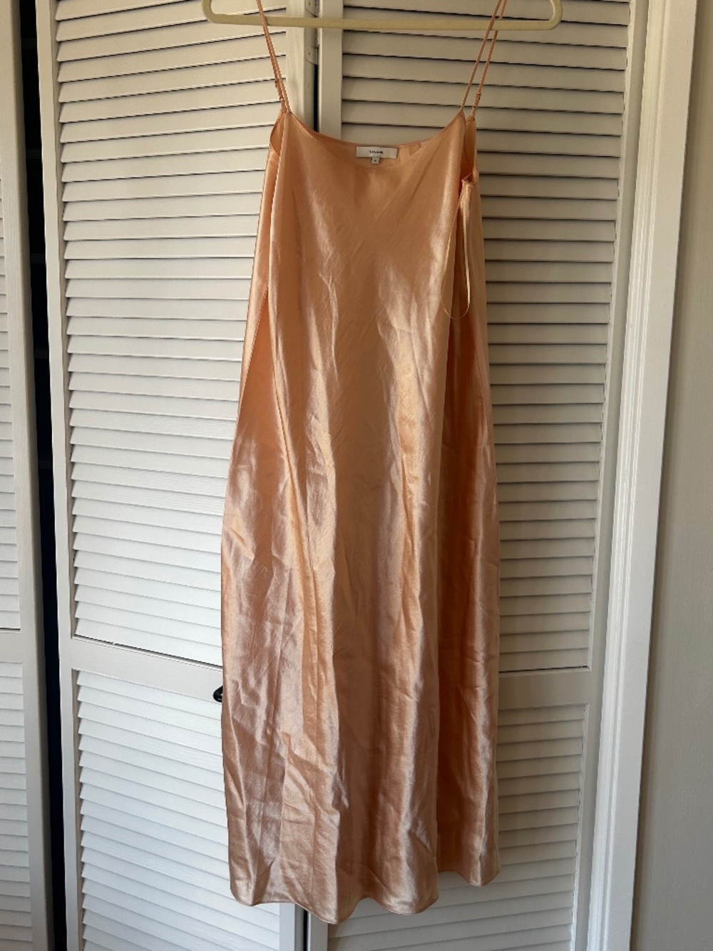 Vince satin slip dress